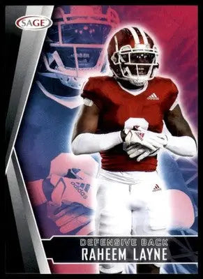 2022 SAGE Raheem Layne 46 Washington Commanders - Football Card Single