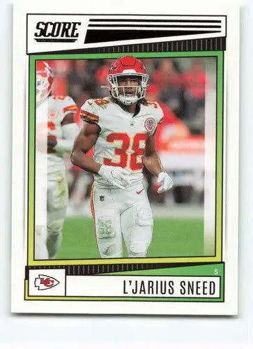 2022 Score #120 L’Jarius Sneed NM-MT Chiefs ID:48573 - Football Card Single