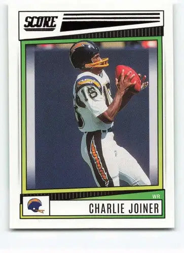 2022 Score #142 Charlie Joiner NM-MT Chargers ID:48639 - Football Card Single