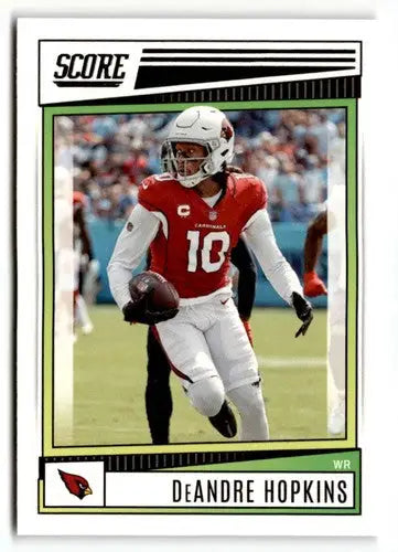 Original gloss DeAndre Hopkins football card from 2022 Score #144 by Simply Sandoval