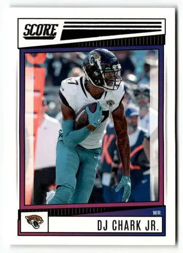 2022 Score DJ Chark Jr. football card with original gloss by Simply Sandoval