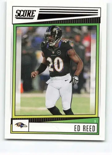2022 Score #189 Ed Reed NM-MT Ravens ID:46614 - Football Card Single