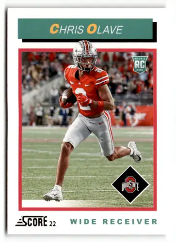 2022 Score 1992 Throwback Rookie #10 Chris Olave NM Near Mint ID:50583 - Football Card Single