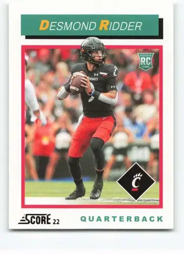 2022 Score 1992 Throwback Rookie #3 Desmond Ridder NM-MT ID:50551 - Football Card Single