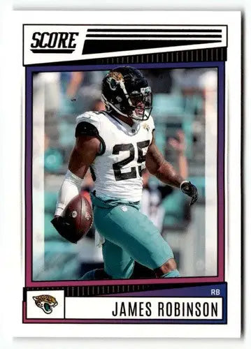 Original gloss James Robinson football card 2022 Score #21 James Robinson NrMt-Mt