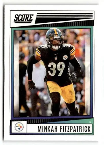 Original gloss Minkah Fitzpatrick football card 2022 Score #217 Minkah Fitzpatrick NRMT-MT