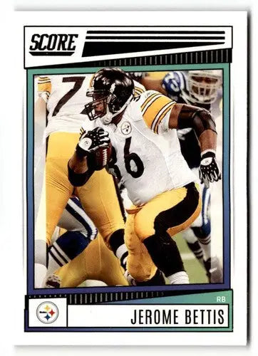 Original gloss Jerome Bettis football card 2022 Score #219 Jerome Bettis NrMt-Mt