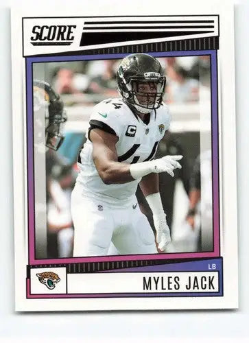 2022 Score #24 Myles Jack NM-MT Jaguars ID:48644 - Football Card Single
