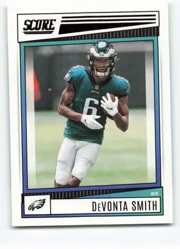 2022 Score #242 DeVonta Smith NM-MT Eagles ID:46625 - Football Card Single
