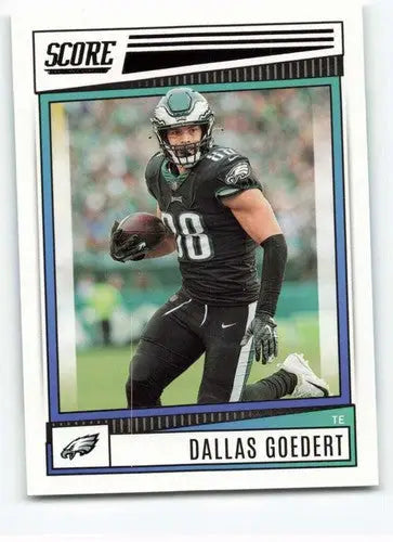 2022 Score #243 Dallas Goedert NM-MT Eagles ID:46594 - Football Card Single