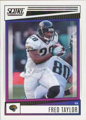 Fred Taylor football card with original gloss, 2022 Score #25 NM-MT Jaguars