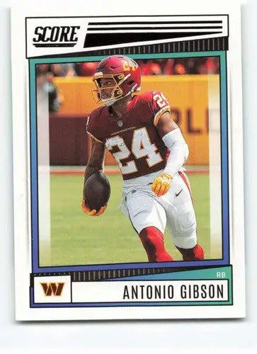 2022 Score #255 Antonio Gibson NM-MT Commanders ID:48661 - Football Card Single