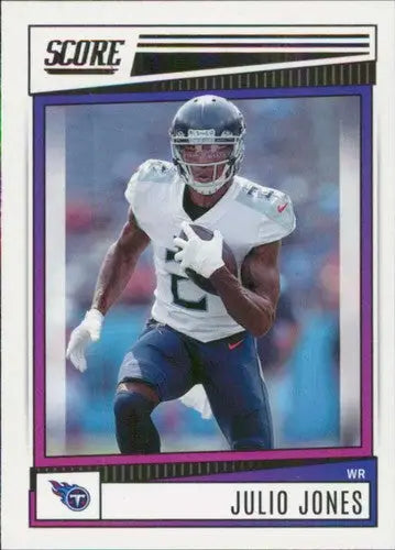 Julio Jones football card with original gloss in NM-MT condition from 2022 Score series