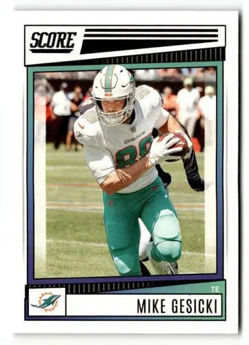 Original gloss football card featuring Mike Gesicki from 2022 Score #273, Mike Gesicki NrMt-Mt