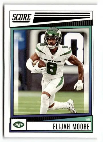 Elijah Moore football card 2022 Score original gloss Elijah Moore NrMt-Mt ID:51046