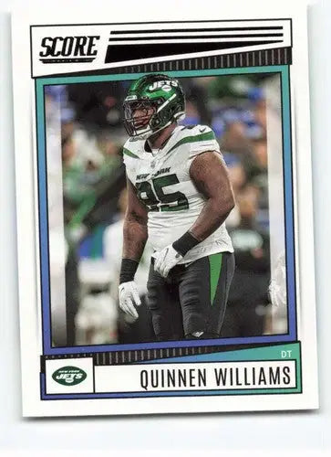 2022 Score #297 Quinnen Williams NM-MT NY Jets ID:48659 - Football Card Single
