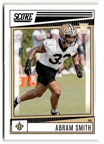 Original gloss Abram Smith football card from 2022 Score #311 by Simply Sandoval
