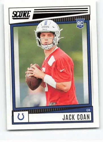 2022 Score #312 Jack Coan NM-MT RC Rookie Colts ID:46567 - Football Card Single