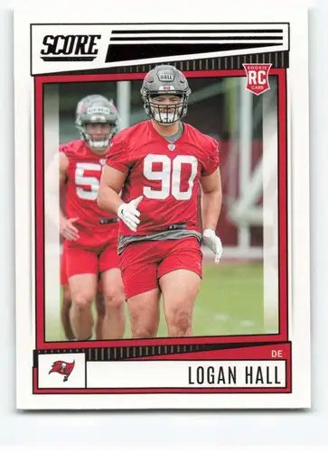 2022 Score #359 Logan Hall NM-MT RC Rookie Buccaneers ID:48588 - Football Card Single