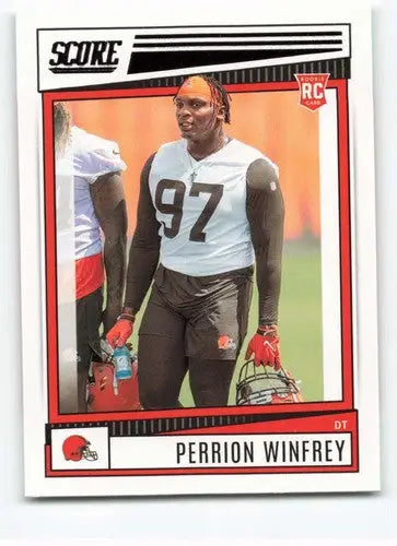 2022 Score #362 Perrion Winfrey NM-MT RC Rookie Browns ID:48604 - Football Card Single