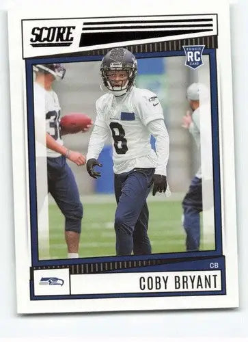 Original gloss Coby Bryant rookie card 2022 Score #363 Coby Bryant NM-MT Seahawks