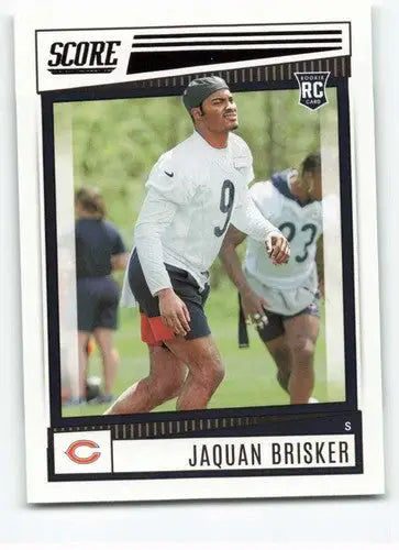 Jaquan Brisker rookie card with original gloss from 2022 Score #365 Bears