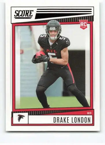 Original gloss Drake London NM-MT football card from 2022 Score series