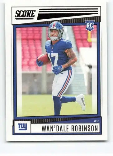Original gloss Wan’Dale Robinson NM-MT RC Rookie card from 2022 Score set