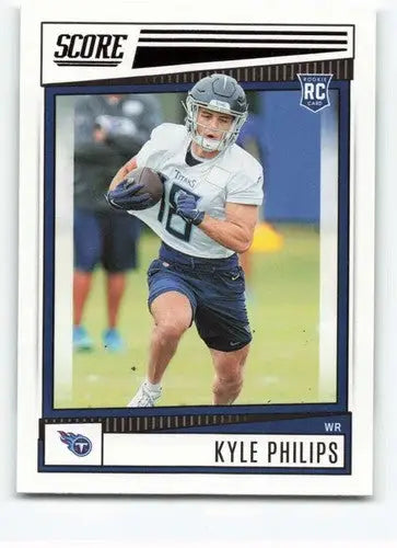 Original gloss 2022 Score Kyle Philips NM-MT rookie card Titans ID:51087