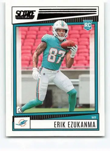 2022 Score #400 Erik Ezukanma NM-MT RC Rookie Dolphins ID:48611 - Football Card Single