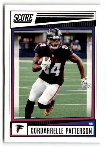 Cordarrelle Patterson football card with original gloss in 2022 Score #41 NrMt-Mt