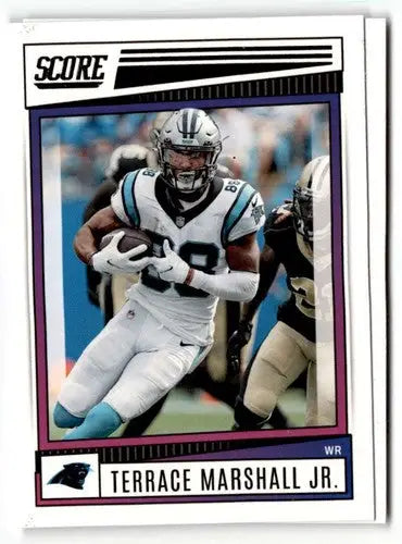 2022 Score #47 Terrace Marshall Jr. EX ID:51001 - Football Card Single
