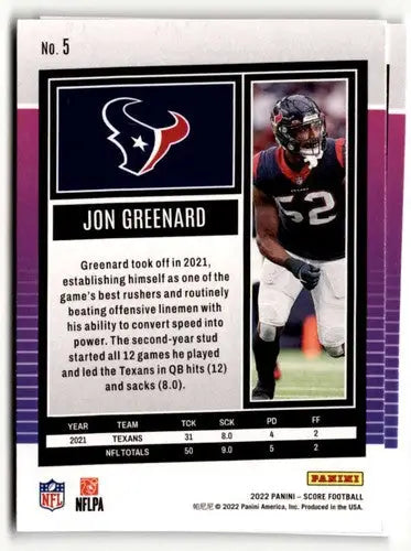 2022 Score #47 Terrace Marshall Jr. EX ID:51001 - Football Card Single