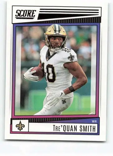 Original gloss 2022 Score Tre’Quan Smith NM-MT football card featuring Tre’Quan Smith