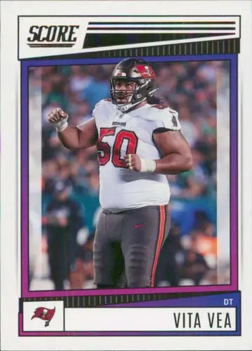 Vita Vea football card 2022 Score #70 original gloss vita Vea NM-MT Buccaneers
