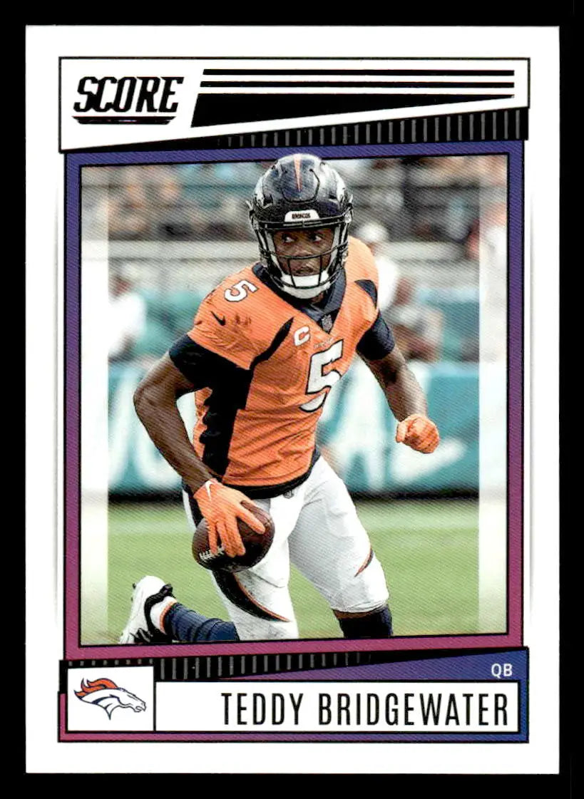 2022 Score #78 Teddy Bridgewater - Football Card Single