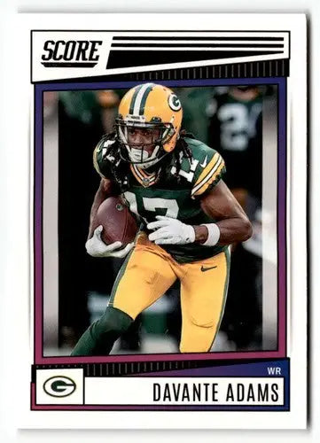 2022 Score #93 Davante Adams NM ID:51007 - Football Card Single