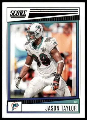 2022 Score Base Jason Taylor Miami Dolphins 279 - Football Card Single
