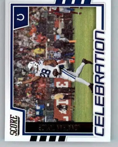 Football trading card 2022 Score Celebration Jonathan Taylor Colts original gloss NM-MT