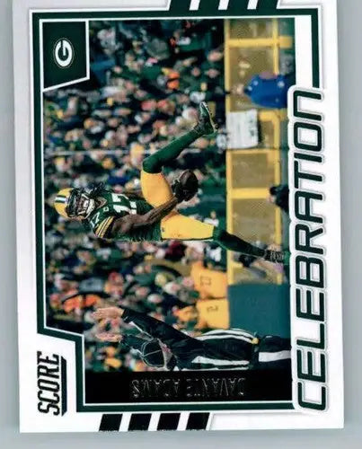 2022 Score Celebration #25 Davante Adams NM-MT Packers ID:48543 - Football Card Single