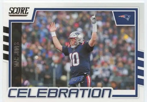 2022 Score Celebration #4 Mac Jones NM-MT Patriots ID:50571 - Football Card Single