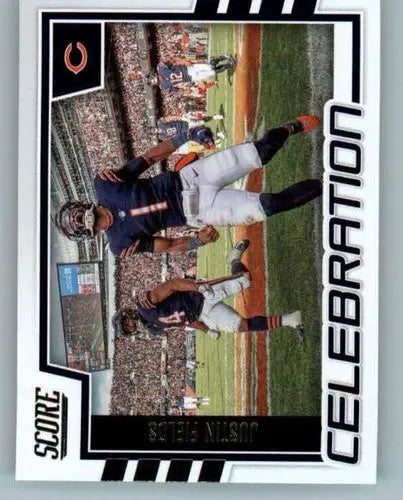 2022 Score Celebration #5 Justin Fields NM-MT Bears ID:48539 - Football Card Single