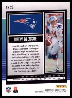 2022 Score Drew Bledsoe 291 New England Patriots