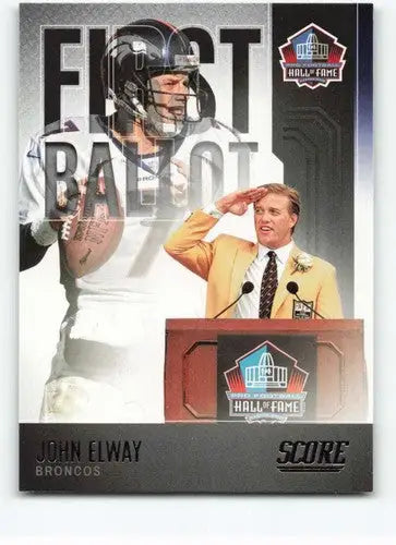 2022 Score First Ballot #10 John Elway NM-MT Broncos ID:50559 - Football Card Single