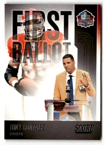 2022 Score First Ballot #7 Tony Gonzalez NM-MT Chiefs ID:48550 - Football Card Single