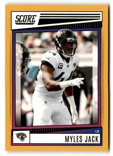 2022 Score Gold #24 Myles Jack NM-MT Jaguars ID:48552 - Football Card Single