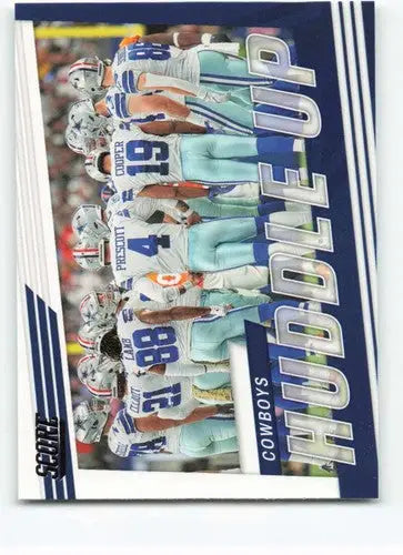 2022 Score Huddle Up #1 Dallas Cowboys NM-MT Cowboys ID:50560 - Football Card Single