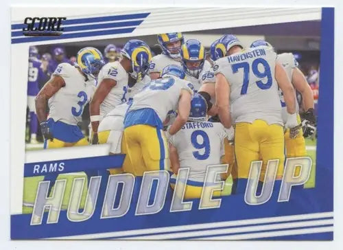 2022 Score Huddle Up #2 Los Angeles Rams NM-MT LA Rams ID:50561 - Football Card Single