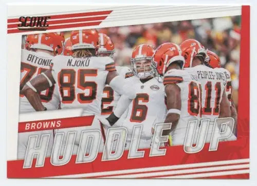 2022 Score Huddle Up #6 Cleveland Browns NM-MT Browns ID:50563 - Football Card Single