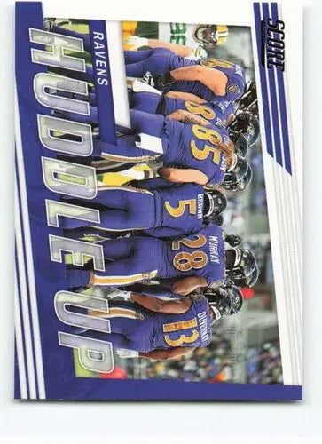 2022 Score Huddle Up #9 Baltimore Ravens NM-MT Ravens ID:50566 - Football Card Single